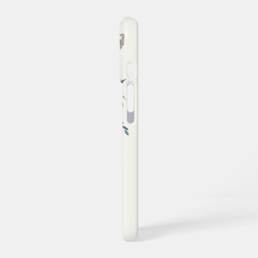 花キリンiPhoneケース iPhone 16ケース (左側面)