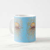 花クラゲ コーヒーマグカップ (正面左)