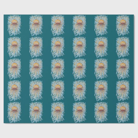 花クラゲ ラッピングペーパー (フラット)