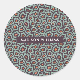 花クラシック丸シール ラウンドシール