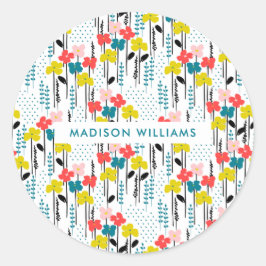 花クラシック丸シール ラウンドシール