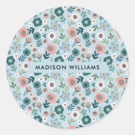 花クラシック丸シール ラウンドシール