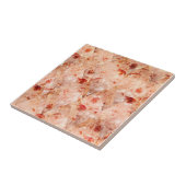 花グランジ柄サンゴの背景。 タイル (側面)