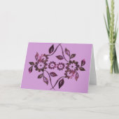 花グリーティングカード カード (正面)