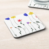 花コルクコースター コースター (左側)