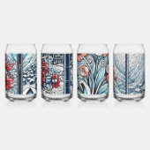 花コンテンポラリー芸術 ガラス缶 (左)