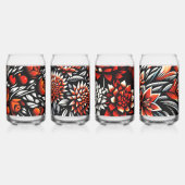 花コンテンポラリー芸術 ガラス缶 (裏面)