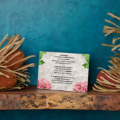 花ゴド娘の詩額 フォトプラーク (側面)