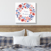 花サイクル キャンバスプリント (インサイチュ (寝室))