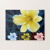 花サイケデリックパズル ジグソーパズル (横)