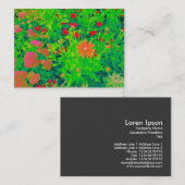 花サイケデリック床 名刺 (正面/裏面)