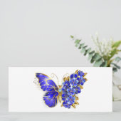 花サファイア蝶 案内状 (スタンド正面)