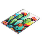 花サボテン砂漠アート | ノートブックのジャーナル ノートブック (左側)