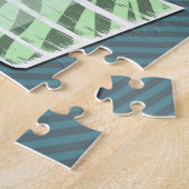 花サボテン。 ジグソーパズル (側面)