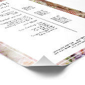 花サロン価格表ポスター フォトプリント            (角)