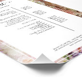 花サロン価格表ポスター フォトプリント (角)