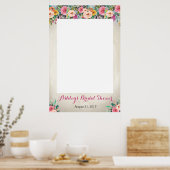 花シャワー フォト プロブ ポスター (キッチン)