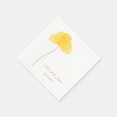 花シンプルテーマ スタンダードカクテルナプキン (角)