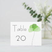 花シンプル台番号葉書 ポストカード (スタンド正面)