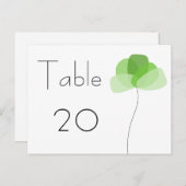 花シンプル台番号葉書 ポストカード (正面/裏面)