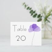 花シンプル台番号葉書 ポストカード (スタンド正面)