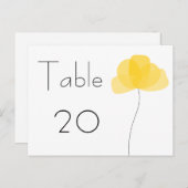 花シンプル台番号葉書 ポストカード (正面/裏面)