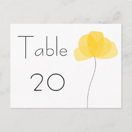 花シンプル台番号葉書 ポストカード