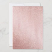 花シンプル結婚式招待状 招待状 (裏面)