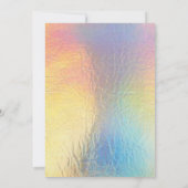 花シンプル結婚式招待状 招待状 (裏面)