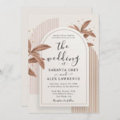 花シンプル結婚式招待状 招待状 (正面/裏面)