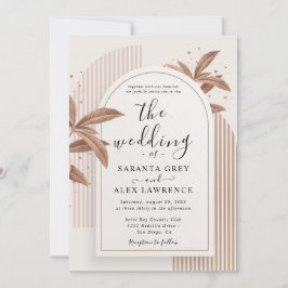 花シンプル結婚式招待状 招待状