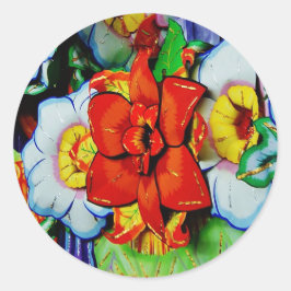 花シール明るく美しい！ ラウンドシール