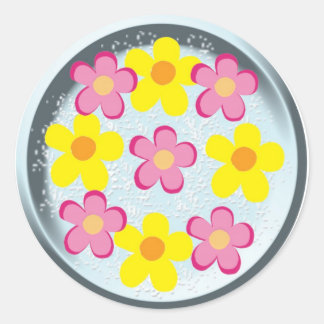 花シール ラウンドシール