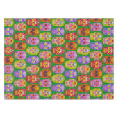 花スカルシームレスパターン2018 テーブルクロス (正面(横))