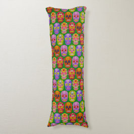 花スカルシームレスパターン2018 ボディピロー