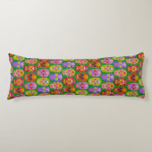 花スカルシームレスパターン2018 ボディピロー (正面)