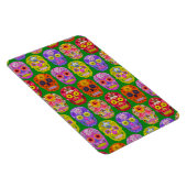 花スカルシームレスパターン2018 マグネット (右側)