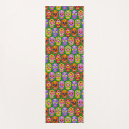 花スカルシームレスパターン2018 ヨガマット