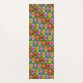 花スカルシームレスパターン2018 ヨガマット (裏面)