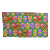 花スカルシームレスパターン2018 枕カバー (裏面-右)