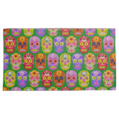 花スカルシームレスパターン2018 枕カバー (正面右)