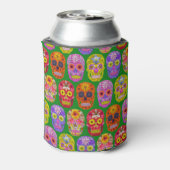花スカルシームレスパターン2018 缶クーラー (缶裏面)