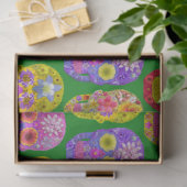 花スカルシームレスパターン2018 薄葉紙 (ギフト)