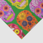 花スカルシームレスパターン2018 薄葉紙 (詳細)