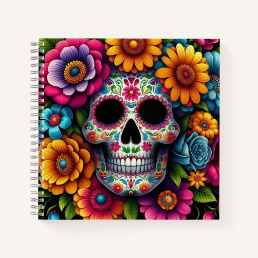 花スカル手帳！ ノートブック (正面)