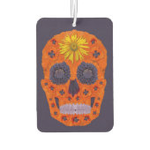 花スカル1 カーエアーフレッシュナー (裏面)