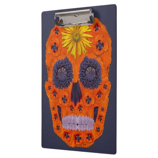 花スカル1 クリップボード (左)