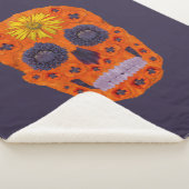 花スカル1 シェルパブランケット (3/4)