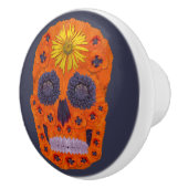 花スカル1 セラミックノブ (右)