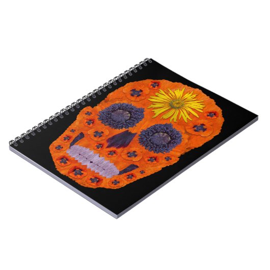 花スカル1 ノートブック (左側)